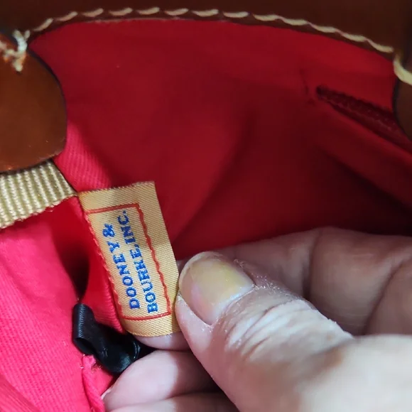 Dooney & Bourke Rich Brown Leather Satchel - Picture 7 of 16